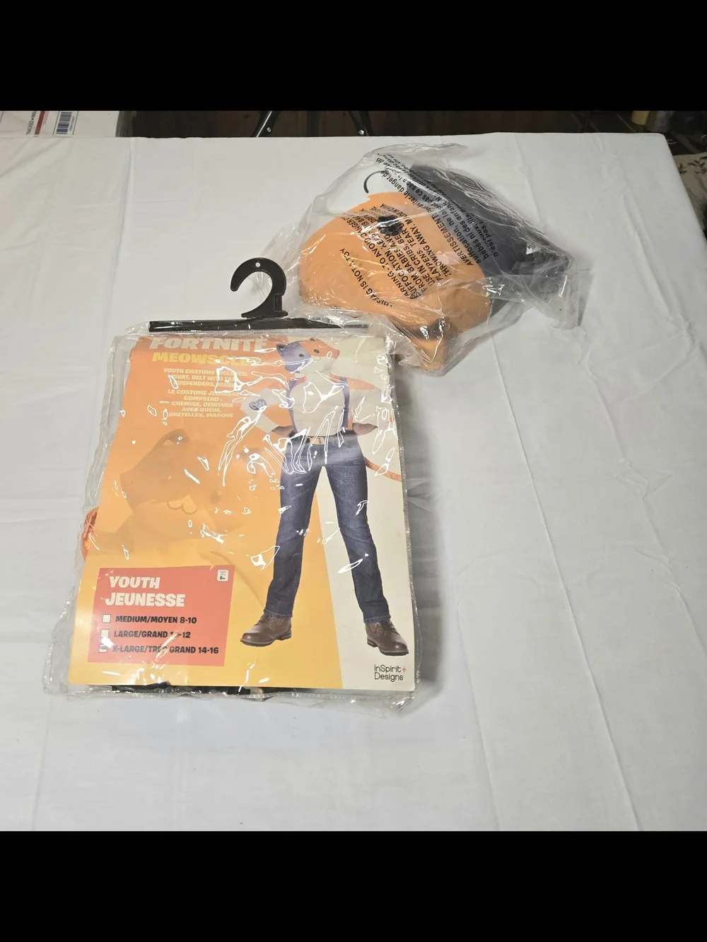 Fortnite Meowscles Costume Youth XL 14-16 🎃